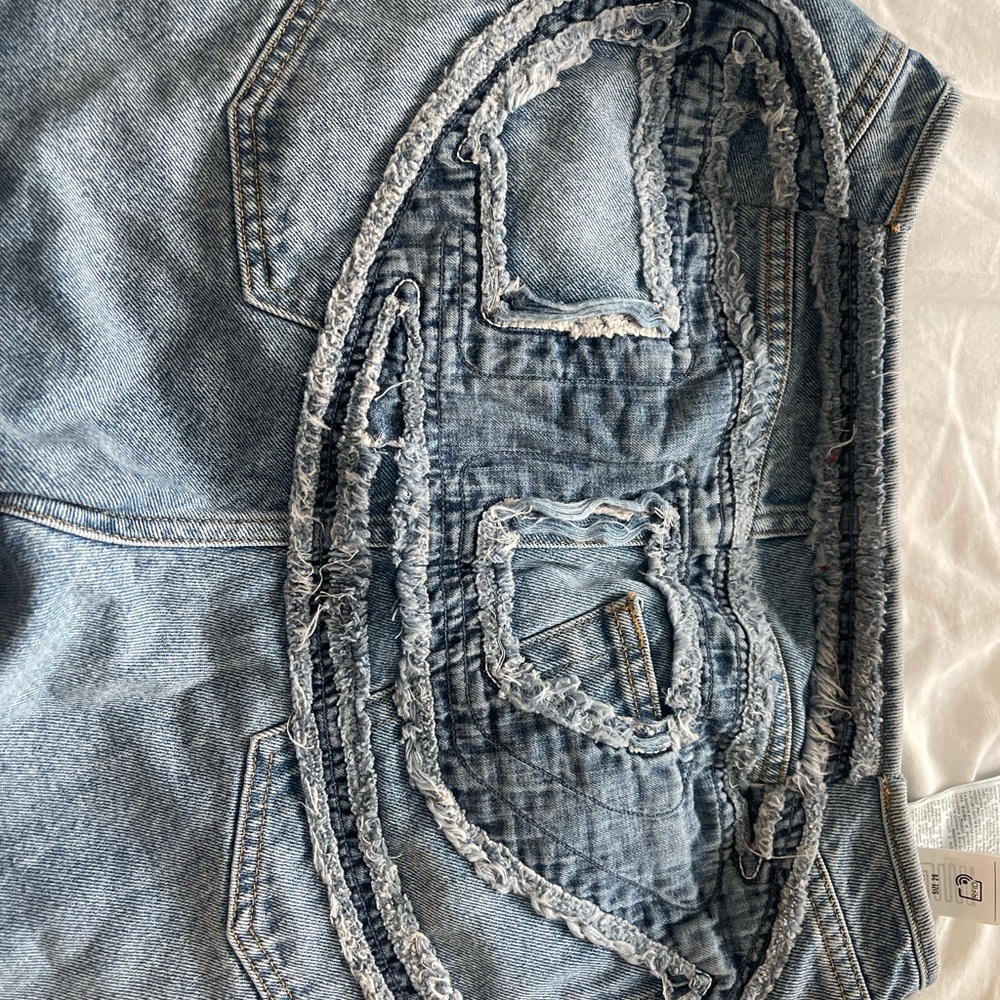 Diesel Light Blue High-Rise Distressed Jeans